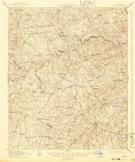 Appling, Georgia 1921 (1942) USGS Old Topo Map Reprint 15x15 GA Quad 247335