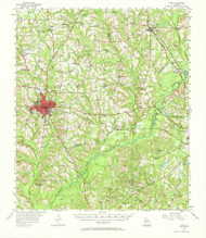 Cairo, Georgia 1956 (1972) USGS Old Topo Map Reprint 15x15 GA Quad 247374