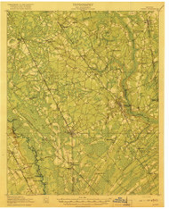 Dalton, Georgia 1919 () USGS Old Topo Map Reprint 15x15 GA Quad 247415