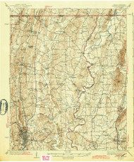 Dalton, Georgia 1943 () USGS Old Topo Map Reprint 15x15 GA Quad 247419