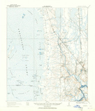 Folkston, Georgia 1918 (1965) USGS Old Topo Map Reprint 15x15 GA Quad 247438
