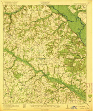 Greens Cut, Georgia 1920 () USGS Old Topo Map Reprint 15x15 GA Quad 247458