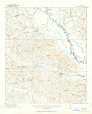 Irwinton, Georgia 1916 (1963) USGS Old Topo Map Reprint 15x15 GA Quad 247487