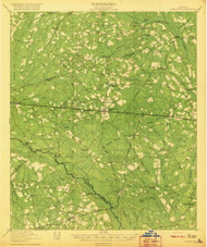 Pembroke, Georgia 1920 () USGS Old Topo Map Reprint 15x15 GA Quad 247538