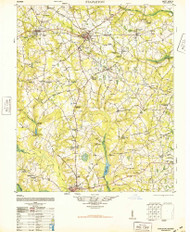 Stapleton, Georgia 1948 () USGS Old Topo Map Reprint 15x15 GA Quad 247562