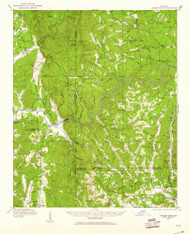 Talking Rock, Georgia 1914 (1960) USGS Old Topo Map Reprint 15x15 GA Quad 247577