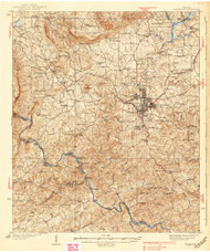 Thomaston, Georgia 1939 () USGS Old Topo Map Reprint 15x15 GA Quad 247582