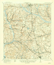 Allendale, South Carolina 1919 (1947) USGS Old Topo Map Reprint 15x15 GA Quad 261778
