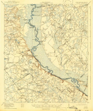 Shirley, Georgia 1919 (1942) USGS Old Topo Map Reprint 15x15 GA Quad 261939