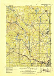 Blackstone, Massachusetts 1919 (1921) USGS Old Topo Map Reprint 15x15 MA Quad 352495