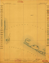 Muskeget, Massachusetts 1899 (1899) USGS Old Topo Map Reprint 15x15 MA Quad 352861
