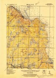 Plymouth, Massachusetts 1921 (1921) USGS Old Topo Map Reprint 15x15 MA Quad 352960