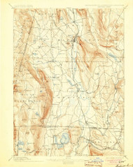 Sheffield, Massachusetts 1897 (1904) USGS Old Topo Map Reprint 15x15 MA Quad 353022