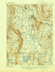 Sheffield, Massachusetts 1897 (1946) USGS Old Topo Map Reprint 15x15 MA Quad 353032
