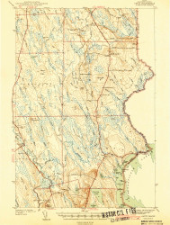 Amity, Maine 1941 (1941) USGS Old Topo Map Reprint 15x15 ME Quad 460085