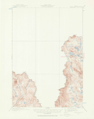Arnold Pond, Maine 1932 (1966) USGS Old Topo Map Reprint 15x15 ME Quad 306443