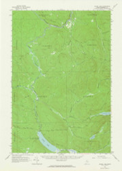Baker Lake, Maine 1962 (1964) USGS Old Topo Map Reprint 15x15 ME Quad 306449