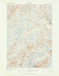 Belfast, Maine 1915 (1962) USGS Old Topo Map Reprint 15x15 ME Quad 306462