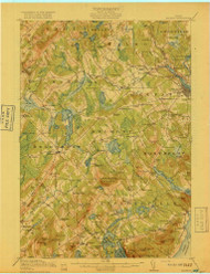 Belfast, Maine 1917 (1917) USGS Old Topo Map Reprint 15x15 ME Quad 807370