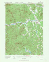 Bethel, Maine 1940 (1968) USGS Old Topo Map Reprint 15x15 ME Quad 306466