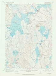 Big Lake, Maine 1963 (1966) USGS Old Topo Map Reprint 15x15 ME Quad 306472
