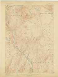 Bingham, Maine 1905 (1905) USGS Old Topo Map Reprint 15x15 ME Quad 306473