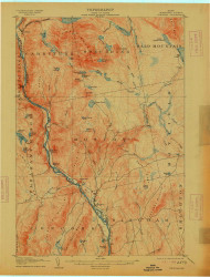 Bingham, Maine 1905 (1913) USGS Old Topo Map Reprint 15x15 ME Quad 807388