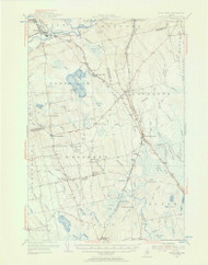 Boyd Lake, Maine 1955 (1956) USGS Old Topo Map Reprint 15x15 ME Quad 306484