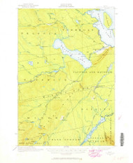 Brassua Lake, Maine 1921 (1921) USGS Old Topo Map Reprint 15x15 ME Quad 460236