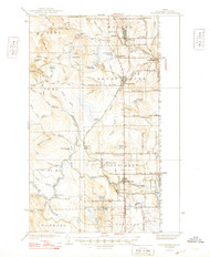Bridgewater, Maine 1938 (1948) USGS Old Topo Map Reprint 15x15 ME Quad 460246