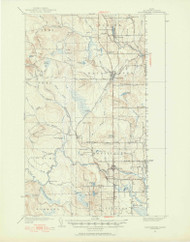 Bridgewater, Maine 1951 (1952) USGS Old Topo Map Reprint 15x15 ME Quad 306490