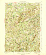 Brooks, Maine 1932 (1932) USGS Old Topo Map Reprint 15x15 ME Quad 460249