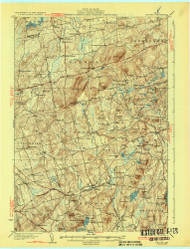 Brooks, Maine 1932 (1932) USGS Old Topo Map Reprint 15x15 ME Quad 807406