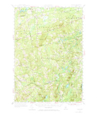 Brooks, Maine 1955 (1974) USGS Old Topo Map Reprint 15x15 ME Quad 460252