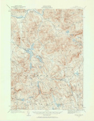 Bryant Pond, Maine 1911 (1961) USGS Old Topo Map Reprint 15x15 ME Quad 306494