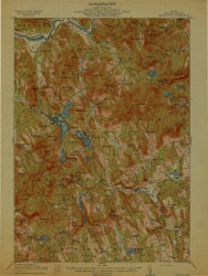 Bryant Pond, Maine 1914 (1914) USGS Old Topo Map Reprint 15x15 ME Quad 807408