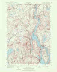 Bucksport, Maine 1955 (1972) USGS Old Topo Map Reprint 15x15 ME Quad 306500