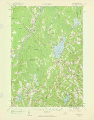 Burnham, Maine 1957 (1959) USGS Old Topo Map Reprint 15x15 ME Quad 306501