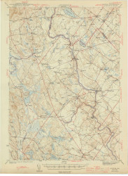 Buxton, Maine 1944 (1944) USGS Old Topo Map Reprint 15x15 ME Quad 306505