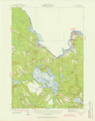 Calais, Maine 1929 (1957) USGS Old Topo Map Reprint 15x15 ME Quad 306506