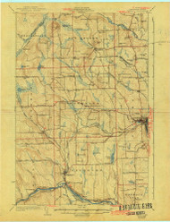 Caribou, Maine 1932 (1943) USGS Old Topo Map Reprint 15x15 ME Quad 807428