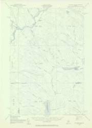 Clayton Lake, Maine 1955 (1956) USGS Old Topo Map Reprint 15x15 ME Quad 306526