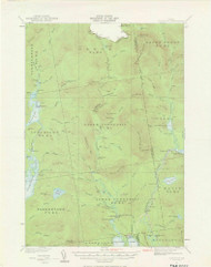 Cupsuptic, Maine 1931 (1966) USGS Old Topo Map Reprint 15x15 ME Quad 306529