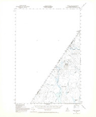 Depot Lake, Maine 1955 (1965) USGS Old Topo Map Reprint 15x15 ME Quad 460355