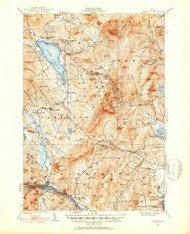 Dixfield, Maine 1926 (1953) USGS Old Topo Map Reprint 15x15 ME Quad 460361