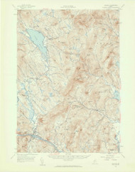 Dixfield, Maine 1956 (1959) USGS Old Topo Map Reprint 15x15 ME Quad 306541