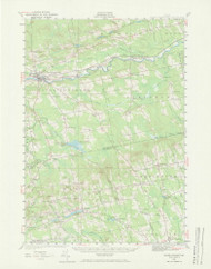 Dover-Foxcroft, Maine 1932 (1969) USGS Old Topo Map Reprint 15x15 ME Quad 306546