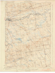 Dover-Foxcroft, Maine 1935 (1935) USGS Old Topo Map Reprint 15x15 ME Quad 306543