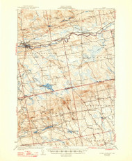 Dover-Foxcroft, Maine 1935 (1947) USGS Old Topo Map Reprint 15x15 ME Quad 460365