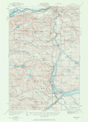 Eagle Lake, Maine 1928 (1970) USGS Old Topo Map Reprint 15x15 ME Quad 306549